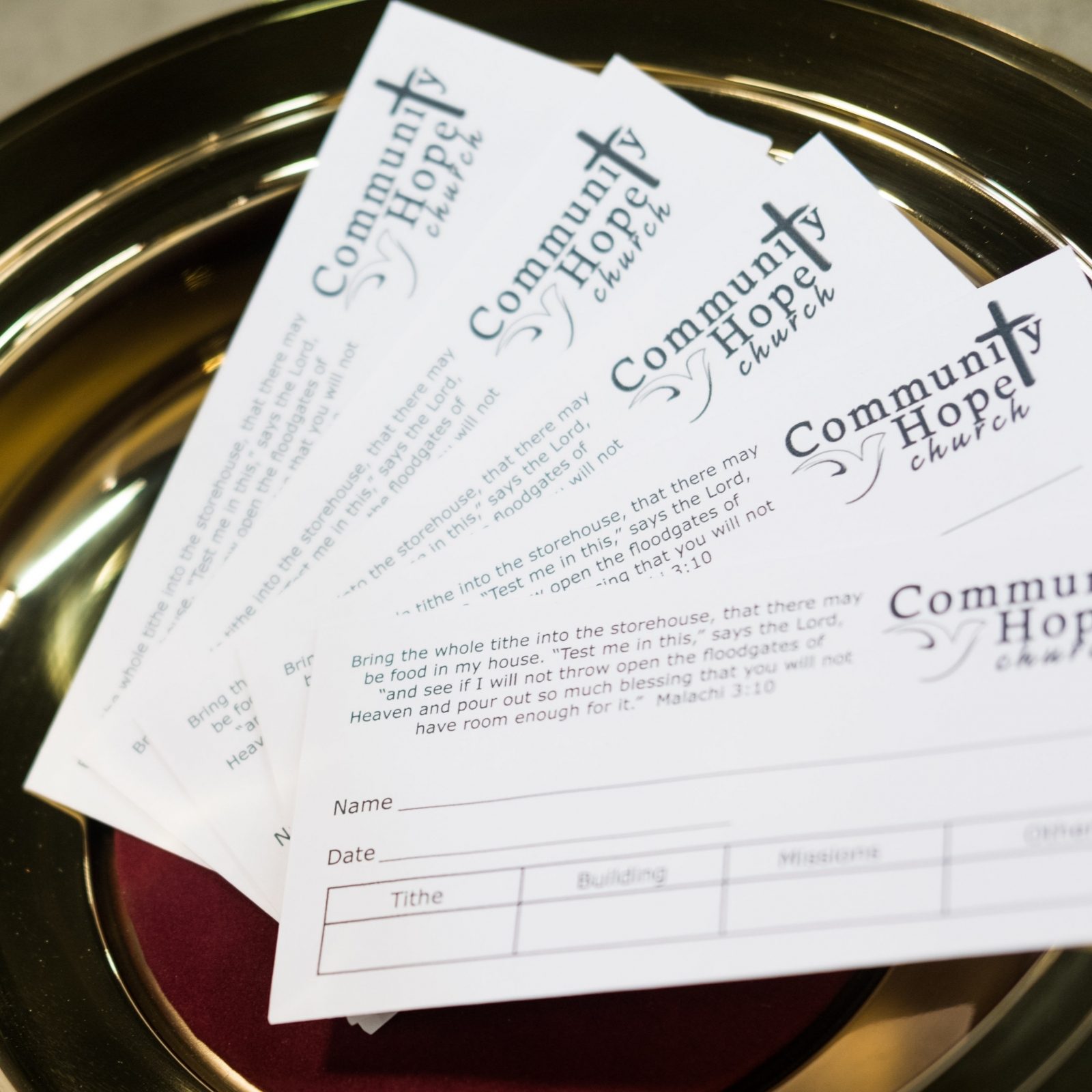 Bulk Offering Envelope Order Form - One Write Company